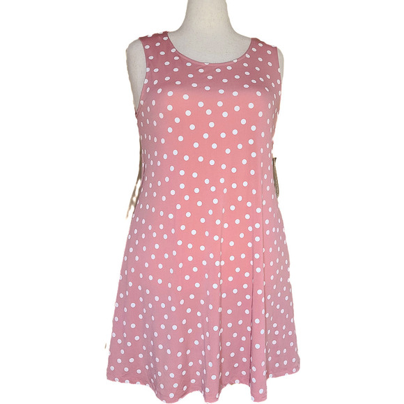 NWT Nina Leonard Scoop Neck Dress with Pockets size Large - Picture 3 of 8